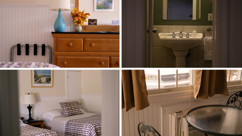Room details from the Seabreeze Motel.